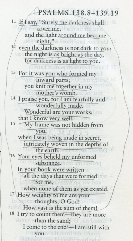 A Reflection on Psalm 139